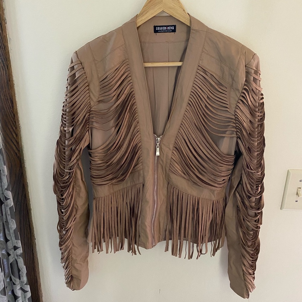 Fashion nova Fringe jacket